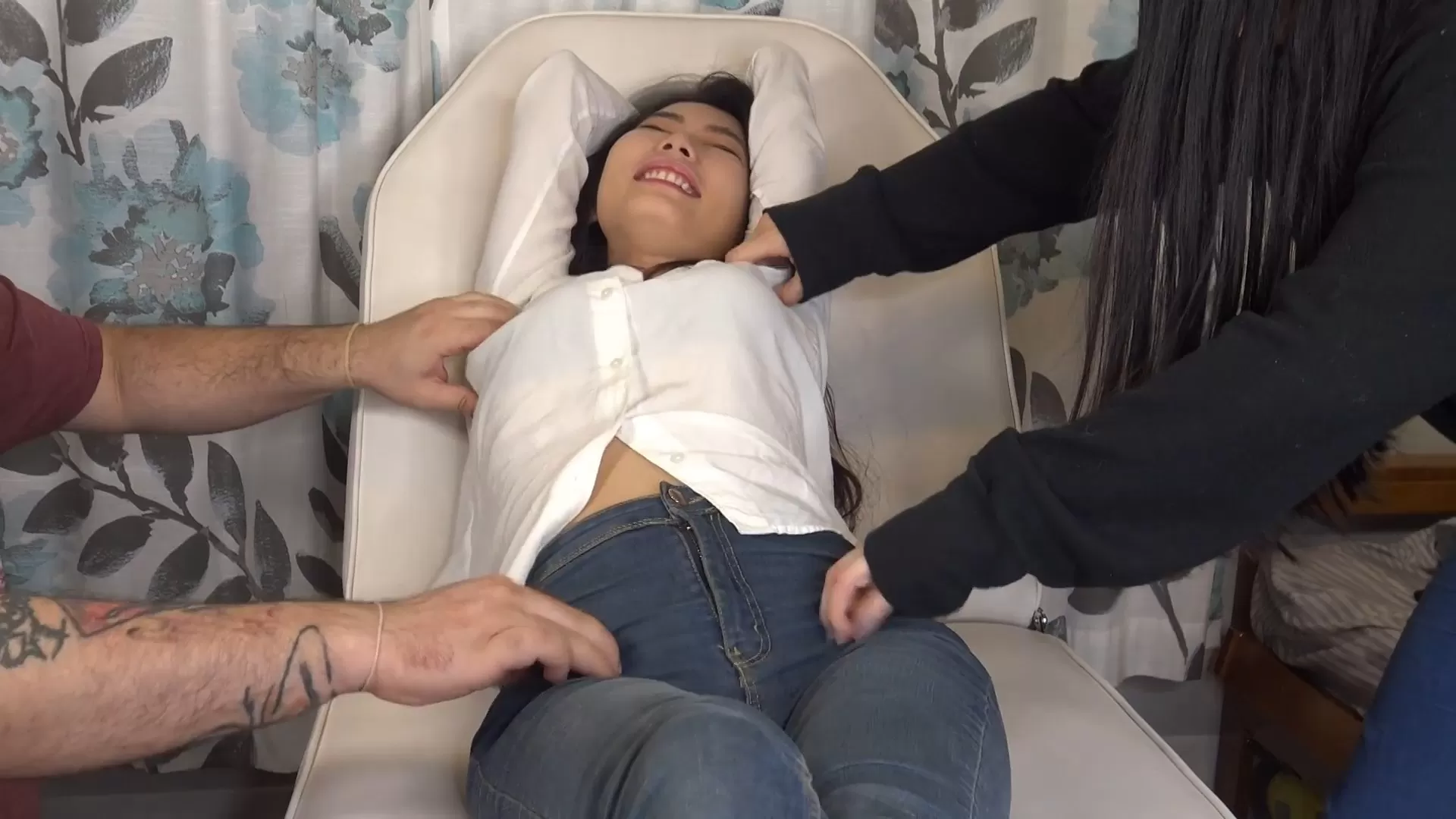 TheTickleRoom - Coco Vs Tai Mi Corporate Fun Coco Loses to Tai Mi!.mp4_snapshot_.webp