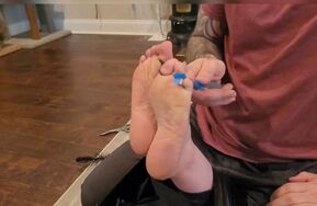 Fettish   Daisy Rae Hogtaped and Tickled