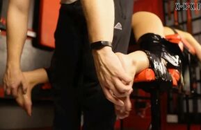 The UK Ler-Jezebel Lee in the dungeon The Spanking Bench